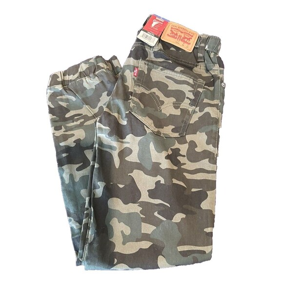 Levi Strauss & Co Youth Camo Jogger Jeans Size 12 Reg Brand NEW with Tags - Picture 8 of 11